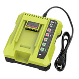 36-40V Tool Cutting Machine Battery Charger, For RYOBI PO401 / PO403 / PO400, Plug: UK