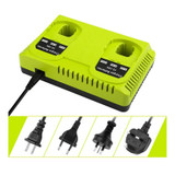 For RYOBI P108 / P117 12-18V Lithium Nickel Battery Dual Port Charger, Plug: AU