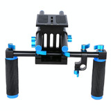 YELANGU YLG0102A-A01 Dual Handle Shoulder Mount Support Kit DSLR Rig(Black)