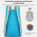HAWEEL Hiking Portable Foldable Backpack Large Capacity Shoulders Bag (Black)