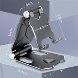 G55 Adjustable Bracket Large Size Folding Desktop Mobile Phone Holder(Red)