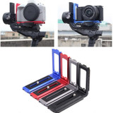Universal Camera L Shape Bracket Quick Release Plate for Camera RSC2 / RS3 Stabilizers, Spec: L-450 Blue