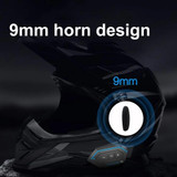 X6 Helmet Bluetooth Headset Wireless Waterproof Moto Handsfree Stereo Headphone(Soft Line Wheat)