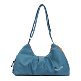 Dry And Wet Separation Swimming Storage Bag Sports Fitness Bag With Shoe Compartment, Color: Blue