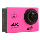 F60 2.0 inch Screen 170 Degrees Wide Angle WiFi Sport Action Camera Camcorder with Waterproof Housing Case, Support 64GB Micro SD Card(Magenta)