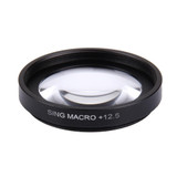 JUNESTAR Proffesional 37mm 12.5X Macro Lens Filter + Lens Protective Cap for GoPro & Xiaomi Xiaoyi Yi Sport Action Camera