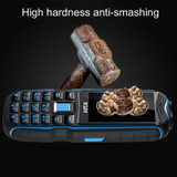 KUH T3 Rugged Phone, Dustproof Shockproof, MTK6261DA, 2400mAh Battery, 2.4 inch, Dual SIM(Black)