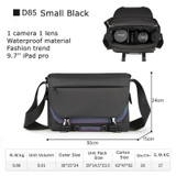 Cwatcun D85 Camera Bag Side Quick Access Camera Messenger Case Waterproof Bag, Size:30 x 15 x 24cm Small(Black)