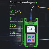 Komshine High-Precision Optical Power Meter Optical Cable Line Tester, Model: KPM-35-C/-50DBM to +26dBM