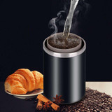 Rechargeable Portable Travel Coffee Grinder Automatic Espresso Machine Coffee Maker(Black)