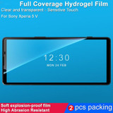 For Sony Xperia 5 V 2pcs imak Curved Full Screen Hydrogel Film Protector