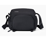 Cwatcun D101 Crossbody Camera Bag Photography Lens Shoulder Bag, Size:29 x 24 x 17cm(Black)