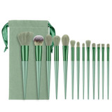 13-in-1 Soft Fluffy Make Up Brush Set Foundation Blush Powder Eyeshadow Brush(Duck Yellow)