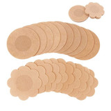 10pcs /Pack Disposable Anti-Bump Nipple Patch Invisible And Breathable Anti-Bare Breast Sticker, Model: Round(OPP Bag)