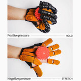 Intelligent Robotic Rehabilitation Glove Equipment, With EU Plug Adapter, Size: XL(Right Hand Brown)