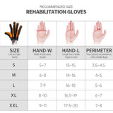 Intelligent Robotic Rehabilitation Glove Equipment, With EU Plug Adapter, Size: XL(Right Hand Brown)