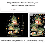 30x45cm Christmas Static Wall Stickers Glass Window Christmas Decoration Poster, Style: SDJ2306