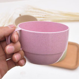 Wheat Straw Coffee Cup Tea Milk Breakfast Cups(Beige)