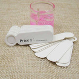 100pcs /Set Small Retro Baking Label DIY Jewelry Price Tag Bookmark Gift Card, Specification: Price White