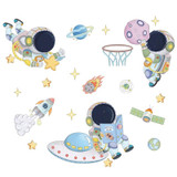 Children Room Cartoon Astronaut Wall Stickers Classroom Decorative Poster(Variety)