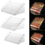 7 Layers Acrylic Nail Polish Display Rack Transparent Ladder Stand Cosmetic Essential Oil Bottle Holder