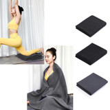 Yoga Blanket Upside Down Aid Sweat Absorbent Non-Slip Meditation Blanket(Light Gray)