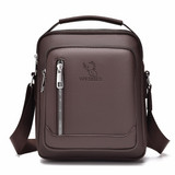 WEIXIER D283 Men Multifunctional Casual Crossbody Single Shoulder Bag(Brown)