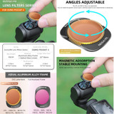 For DJI OSMO Pocket 3 Sunnylife Camera Lens Filter, Filter:CPL