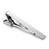 Electroplated Copper Colored Men Tie Clip(Z1039 Silver)