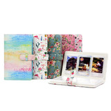 For Polaroid Mini11 3 Inch PU Photo Album Bank Card Stamp Storage Album, Pattern: Watermelon Pink