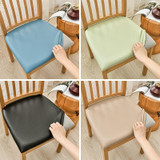 Small 36-48cm Waterproof Oil Wear-resistant PU Leather Chair Cover Universal Elastic Seat Cover(Fruit Green)