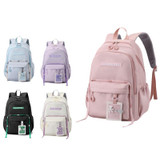 XYFEI Casual Student Schoolbag Versatile Shoulder Bag Travel Outdoor Backpacks(Black)