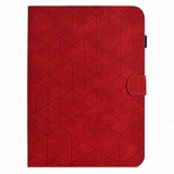 For Samsung Galaxy Tab A 10.1 2019 T510 Rhombus TPU Leather Tablet Case(Red)