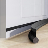 Door Bottom Seal Strip Door Seam Soundproof Windproof Sticker Door Foot Down Gap Self-Adhesive Blocking Strip(Unilateral Gray)