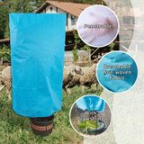 Non-woven Fabric Tree Anti-freeze Cover Winter Plant Protective Bag, Size: 100 x 120cm(Blue)