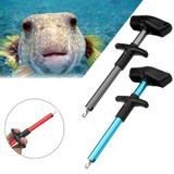 Aluminum Alloy Decoupler T-Shaped Fish Hook Remover Sea Fishing Equipment 24 X 7.5cm, Spec: Red+ Spring Rope