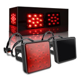 Automotive LED Trailer Lights Universal Rear Brake Lights, Color: Black Shell 12 Light