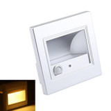Square Wall Light Lamp for Stairs Step Corner, AC 85-265V (Silver)