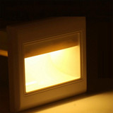 Square Wall Light Lamp for Stairs Step Corner, AC 85-265V (Silver)