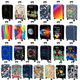 Thickened Dustproof High Elastic Suitcase Protective Cover, Color: Gradient Color Monument(XL)