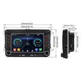 S9070 For Volkswagen 7 inch Portable Car MP5 Player Support CarPlay / Android Auto, Specification:1GB+16GB(Black)