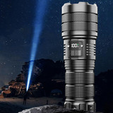 X9 Outdoor White Laser Digital Display Zoom Flashlight Long Range Lighting Flashlight(without Batteries)