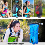 AONIJIE Waterproof Outdoor Mountaineering Water Bag Foldable Sports Hiking Water Container, Capacity: 3L