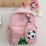 Children Schoolbag Boys And Girls Baby Cute Outdoor Leisure Shoulder Bag(Pink)