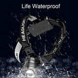V103 P50 Outdoor Retractable Zoom Headlamp Waterproof Searchlight without Battery, Style: Non-sensor Model