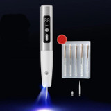 15 Gears Rechargeable Mole Spotting Pen Laser Beauty Instrument Spot Removal Magic Tool(Silver)