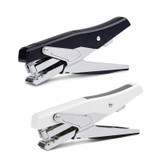 Deli  Labor-saving Stapler NO.12 Handheld Stapler Papers Stapling Machine, Spec: 0329 White With 1000 Staples