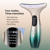 HY38 EMS Micro-Current Constant Temperature Neck Beauty Instrument Facial Introduction Device(White)