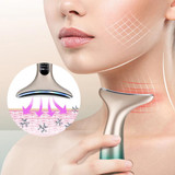 HY38 EMS Micro-Current Constant Temperature Neck Beauty Instrument Facial Introduction Device(White)