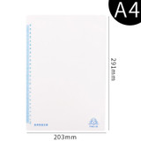 YAOJIE Non-Slip Exam Pad Student Stationery Drawing Writing Soft Board Office Writing Mat, Specification: A4  White